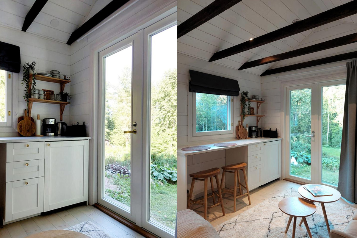 Kylmästä vajasta lämpimäksi kesämökiksi.